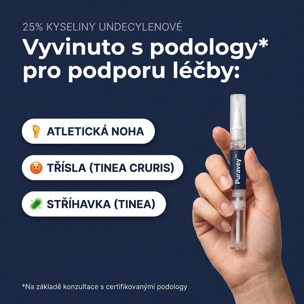 Puravey™ Antimykotické Pero — Zbavte se plísně nehtů jednou provždy (Bez bolesti. Bez zápachu. Bez skrývání.)